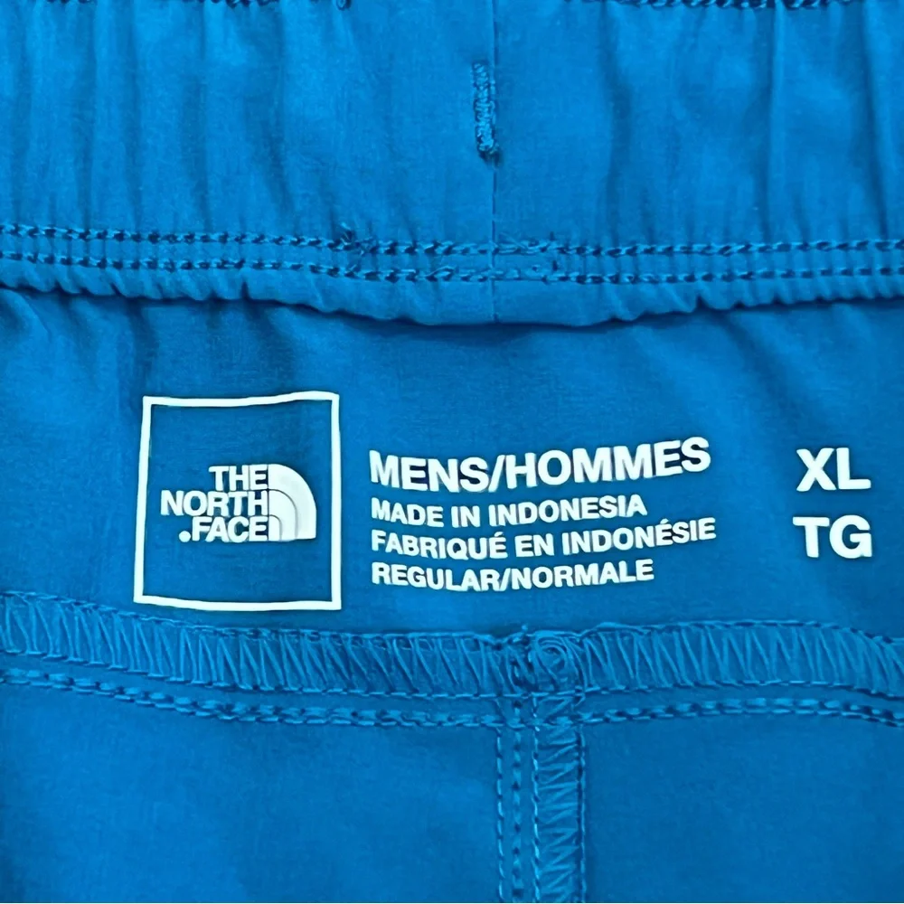 The‎ North Face Mens Standard Fit Solid Wander Drawstring Shorts Blue XL
